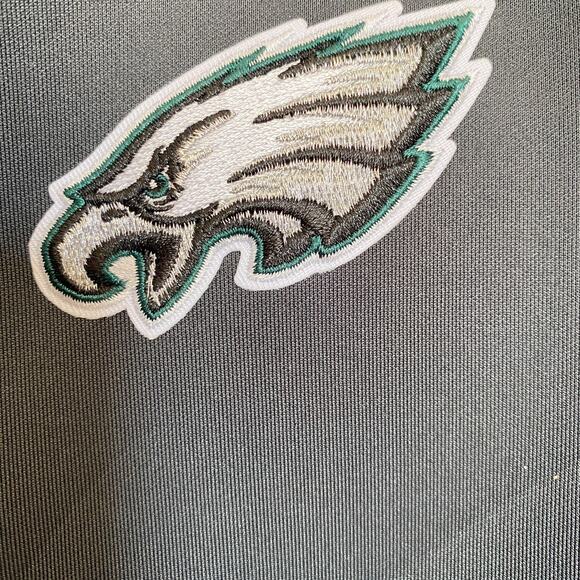 NFL Philadelphia Eagles Antigua Hooded Performance Jacket Men 2XL Black Gray NWT - Picture 3 of 12